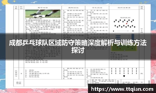 成都乒乓球队区域防守策略深度解析与训练方法探讨